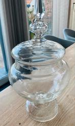 Fraaie geslepen bowlkom met deksel, Ophalen of Verzenden