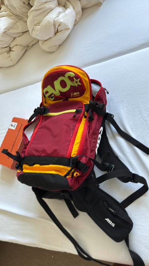 Abs lawinerugzak met carbon cardridge en evoc opritsdeel, Vakantie, Vakantie | Wintersport