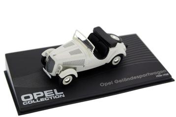 79986: Opel Geländesportwagen - 1934-1938 - Atlas 1:43 beschikbaar voor biedingen