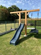 Schommel frame douglas met glijbaan | 14x14 staanders, Kinderen en Baby's, Speelgoed | Buiten | Speeltoestellen, Nieuw, Glijbaan