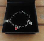 925 zilveren kinder bedelarmband | lieveheersbeestje hartje, Sieraden, Tassen en Uiterlijk, Armbanden, Ophalen of Verzenden, Zo goed als nieuw