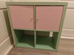 Ikea Kallax Kast - Mintgroen/Roze, Ophalen, Minder dan 100 cm, Modern, 25 tot 50 cm