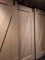 Mooie houten schuifdeuren, Doe-het-zelf en Verbouw, Deuren en Horren, Ophalen, Gebruikt, Binnendeur, Schuifdeur