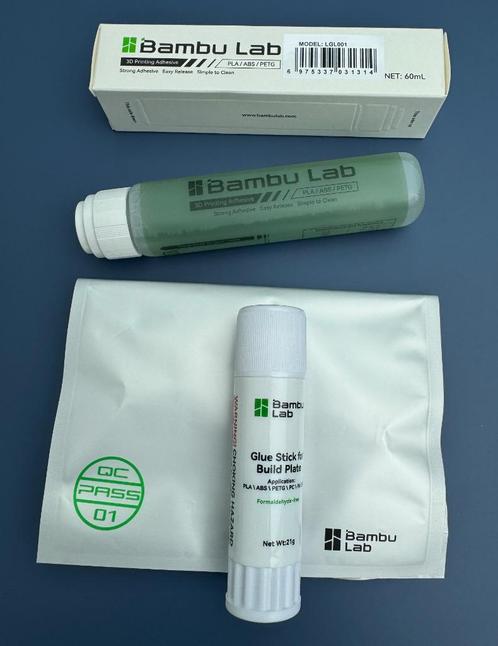 Bambu Lab Liquid Glue & Glue Stick for Build Plate NIEUW, Computers en Software, 3D-printerbenodigheden, Nieuw, Ophalen of Verzenden