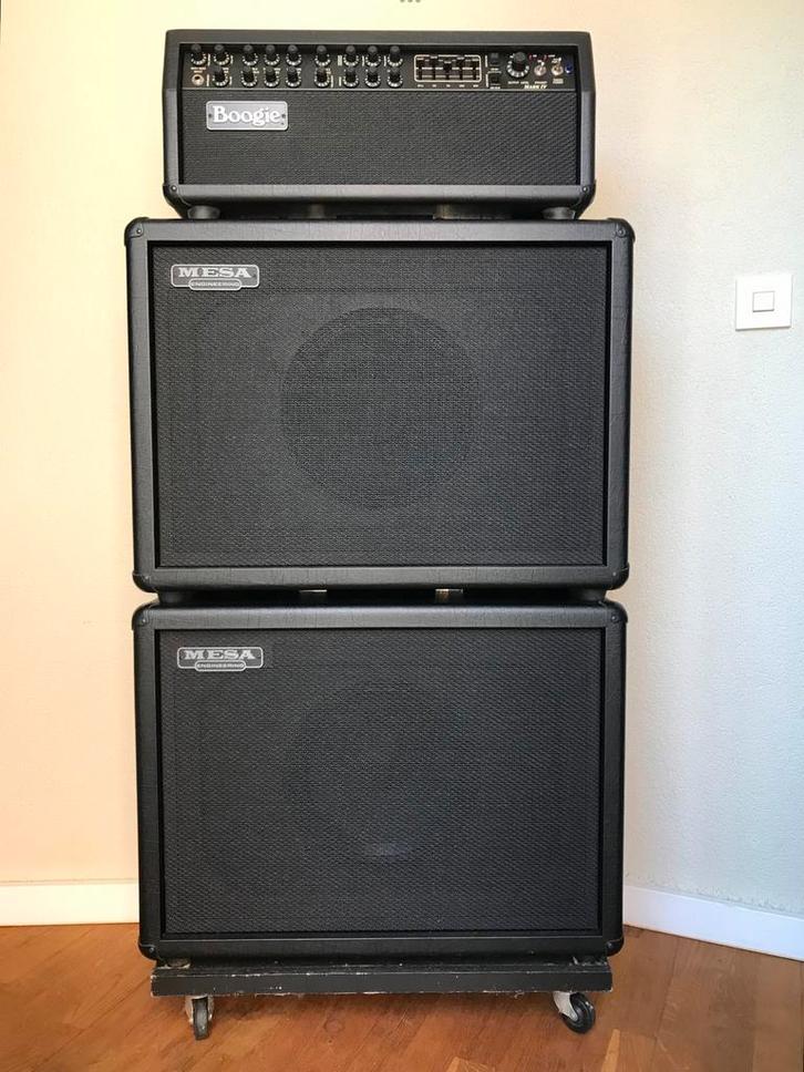 Mesa Boogie Mark4 top & cabs, new condition, Muziek en Instrumenten, Versterkers | Bas en Gitaar, Nieuw, 50 tot 100 watt, Ophalen
