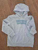 ijsblauwe LEVIS hoody mt S, Maat 38/40 (M), Blauw, Ophalen of Verzenden, Zo goed als nieuw