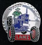 Lanz tractor speld blauw met krans- zilverkleurig, Verzenden, Nieuw, Transport, Speldje of Pin