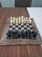 Prachtig marmeren schaakset 35x35 cm koning 64mm, Hobby en Vrije tijd, Gezelschapsspellen | Bordspellen, Ophalen of Verzenden