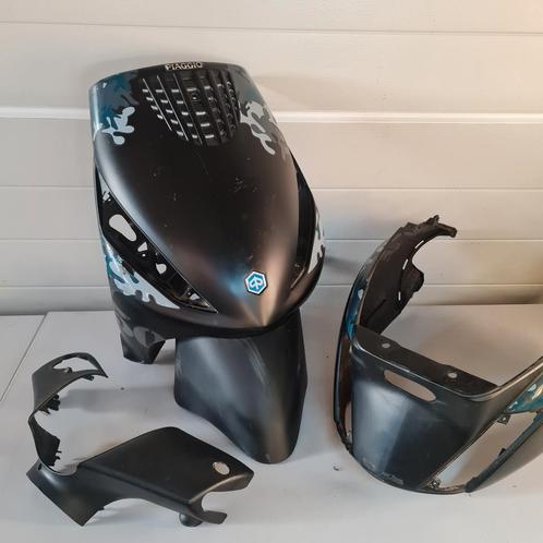 Piaggio zip 2000 kappenset camouflage  mat zwart, Fietsen en Brommers, Brommeronderdelen | Scooters, Gebruikt, Piaggio, Kap, Ophalen of Verzenden