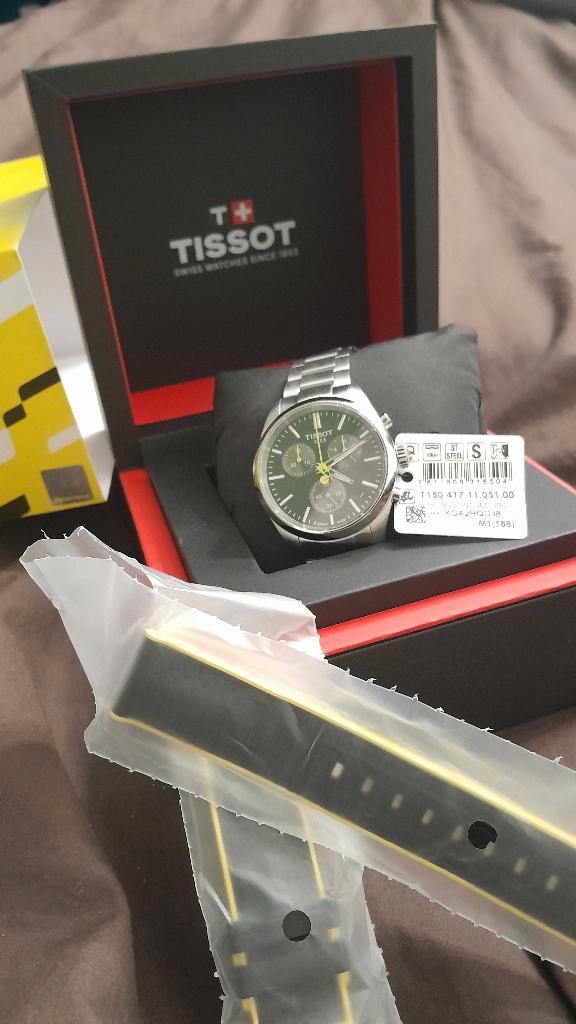 Tissot heren horloge, Sieraden, Tassen en Uiterlijk, Horloges | Heren, Nieuw, Polshorloge, Overige merken, Staal, Staal, Ophalen of Verzenden
