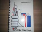 DAF Service DAF DAVIE Handleiding brochure folder 1986, Ophalen of Verzenden, Zo goed als nieuw, Overige merken