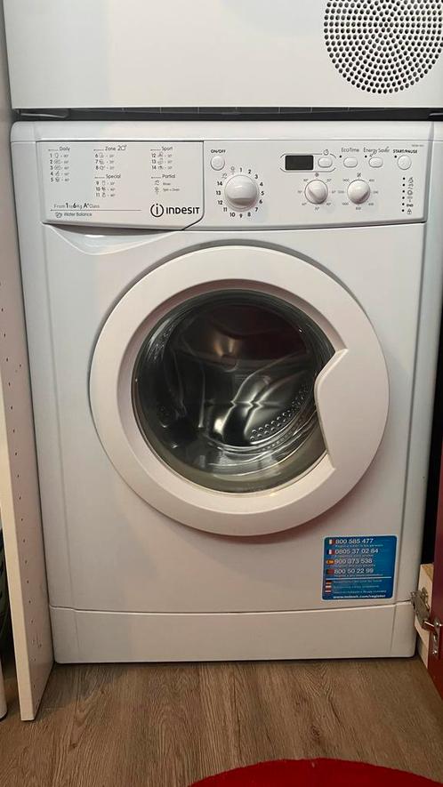 Nette Indesit wasmachine IWB61451 C ECO EU 6kg was machine, Witgoed en Apparatuur, Wasmachines, Gebruikt, 6 tot 8 kg, 85 tot 90 cm