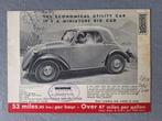 Leaflet FIAT 500 - 1937 Engels, Ophalen of Verzenden, Gelezen, Overige merken