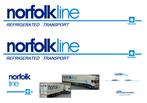 Vrachtauto decal 1:50 Norfolk Line ( type 1 ), Verzenden, Nieuw, Bus of Vrachtwagen, Overige merken