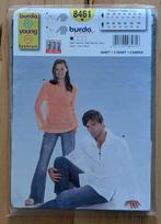 Naaipatroon Burda young fashion 8461 shirt (vrouw en man), Hobby en Vrije tijd, Kledingpatronen, Ophalen of Verzenden, Zo goed als nieuw