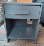 Nachtkastje Woood donker grijs, Huis en Inrichting, Slaapkamer | Nachtkastjes, Ophalen, Gebruikt, Minder dan 45 cm, Minder dan 55 cm