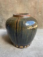 Geglazuurde ceramische pot, vaas, Huize-Hendriks, Overige kleuren, Aardewerk of Porselein, Nieuw