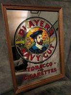 Player's Navy Cut Tobacco and Cigarettes spiegel jaren 70, Ophalen of Verzenden, Rechthoekig, Minder dan 50 cm