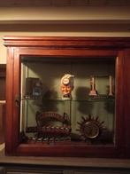 Prachtige antieke vitrine-, toonbankkast, Glas, Ophalen of Verzenden