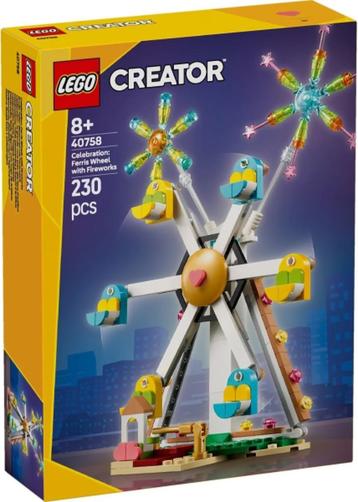 Lego 40758 Reuzenrad met vuurwerk nieuw beschikbaar voor biedingen