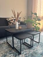 Dutchbone Salontafel Set van 3 - Nieuwprijs € 195,-, Huis en Inrichting, Tafels | Salontafels, Ophalen of Verzenden, Zo goed als nieuw