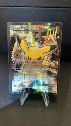 Pikachu EX - XY124 - Black Star Promo - Beschadigd, Ophalen of Verzenden, Zo goed als nieuw, Losse kaart