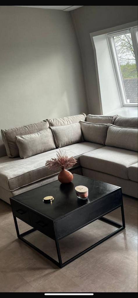 Salontafel Mangohout 80x80 cm, Huis en Inrichting, Tafels | Salontafels, Zo goed als nieuw, Minder dan 50 cm, 50 tot 100 cm, Vierkant