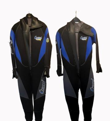 1 DUO-SET  DUIKPAK/WETSUIT voor Dame en Heer beschikbaar voor biedingen