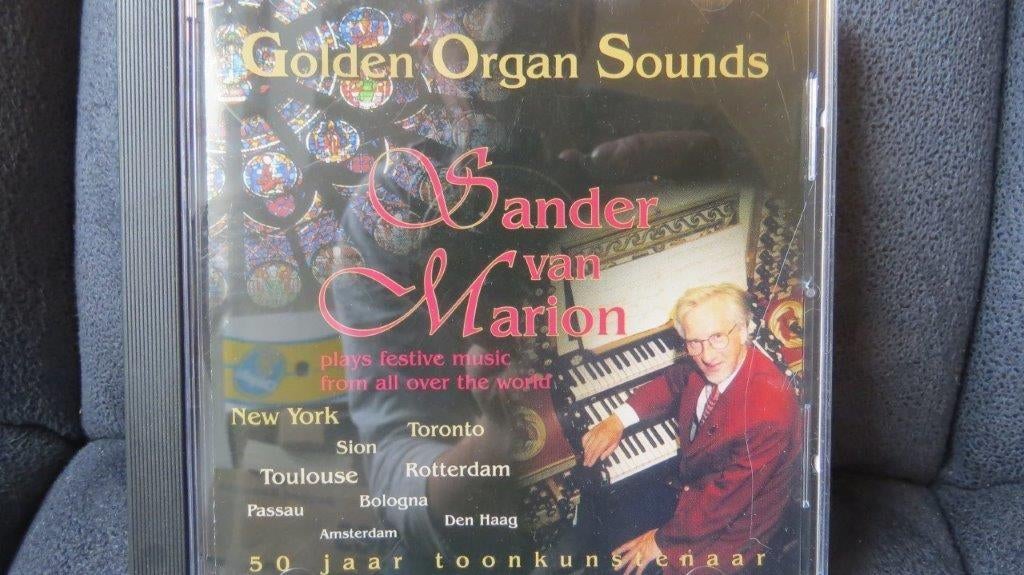 Cd orgel: Sander van Marion, Golden Organ Sounds, 50 jaar, Ophalen of Verzenden, Zo goed als nieuw