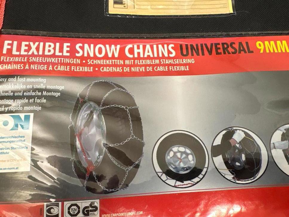 Sneeuwkettingen 9 mm, Auto diversen, Sneeuwkettingen, Ophalen
