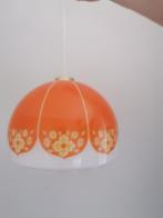retro opaline glazen hanglamp, Ophalen of Verzenden