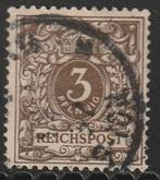 Rijk 1889 45 Cijfer 3p, Gest, Postzegels en Munten, Postzegels | Europa | Duitsland, Ophalen of Verzenden, Duitse Keizerrijk, Gestempeld