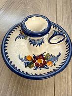 Handgeschilderde kandelaar uit Portugal, Antiek en Kunst, Antiek | Kandelaars, Ophalen, Overige materialen