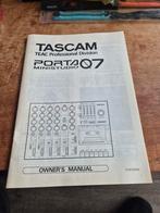 Tascam Porta Q7 Minastudio Handleiding, Ophalen of Verzenden, Gebruikt, Overige instrumenten