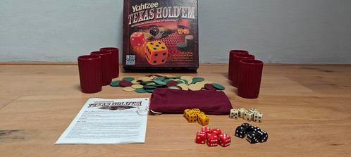 Yahtzee Texas Hold'em bordspel dobbelen pokeren dobbelstenen, Hobby en Vrije tijd, Gezelschapsspellen | Bordspellen, Zo goed als nieuw