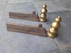 Haardbokken antieke set. Afkomstig uit Frankrijk, Huis en Inrichting, Haarden, Ophalen of Verzenden, Gebruikt, Houthaard