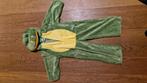 Onesie kikker, Kinderen en Baby's, Carnavalskleding en Verkleedspullen, Ophalen of Verzenden, Gebruikt, 110 t/m 116, Jongen of Meisje
