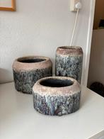 PTMD BLOEMPOTTEN, Tuin en Terras, Bloempotten, Rond, Ophalen of Verzenden, Zo goed als nieuw, Aardewerk