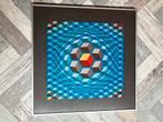 Victor Vasarely highgloss print CHEYT kubisme  retro vintage, Ophalen of Verzenden, Huis en Inrichting