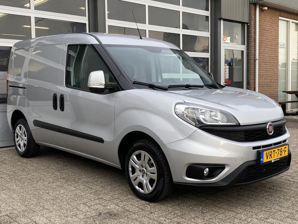 Fiat Dobló Cargo 1.3 MJ L1H1 SX 90pk Btw en Bpm vrij Airco, Voorwielaandrijving, Euro 5, Stof, Gebruikt