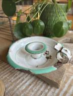 Frans emaille blaker groene rand, Antiek en Kunst, Curiosa en Brocante, Ophalen of Verzenden