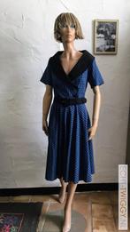 Geweldige retro jurk 50/60's wash with love L, Blauw, Maat 42/44 (L), Ophalen of Verzenden, Zo goed als nieuw