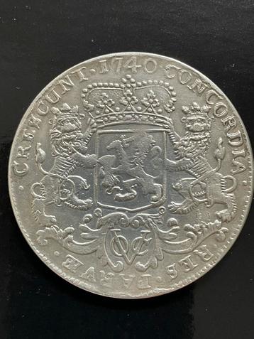 Zilveren Dukaat 1740 - Nederland beschikbaar voor biedingen