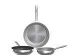 BergHoff DiNA 3-delige pannenset Helix, Huis en Inrichting, Ophalen of Verzenden, Nieuw, Rvs, Koekenpan of Braadpan
