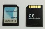 GEZOCHT: 512 MB(!) MMC Card 7-pins, Overige typen, Minder dan 2 GB, Ophalen of Verzenden, Fotocamera