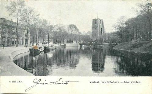 (380-839-023) Leeuwarden Verlaat met Oldehove, Verzamelen, Ansichtkaarten | Nederland, Friesland, Verzenden