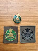 Speld en patches ex korps Commandotroepen, Ophalen of Verzenden, Landmacht, Nederland, Embleem of Badge