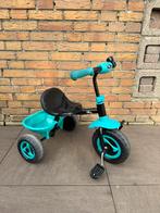 Zwart met blauwe driewieler van Billy, Ophalen, Zo goed als nieuw, Duwstang