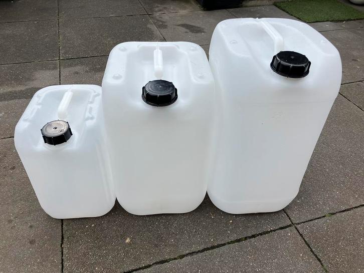 Jerrycans UN gekeurd vanaf €1,50 10L 20L 25L Stapelbaar, Tuin en Terras, Regentonnen, Zo goed als nieuw, Kunststof, Minder dan 75 liter