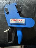 Meto blue line prijstang met 2 regels om in te stellen werkt, Ophalen, Gebruikt